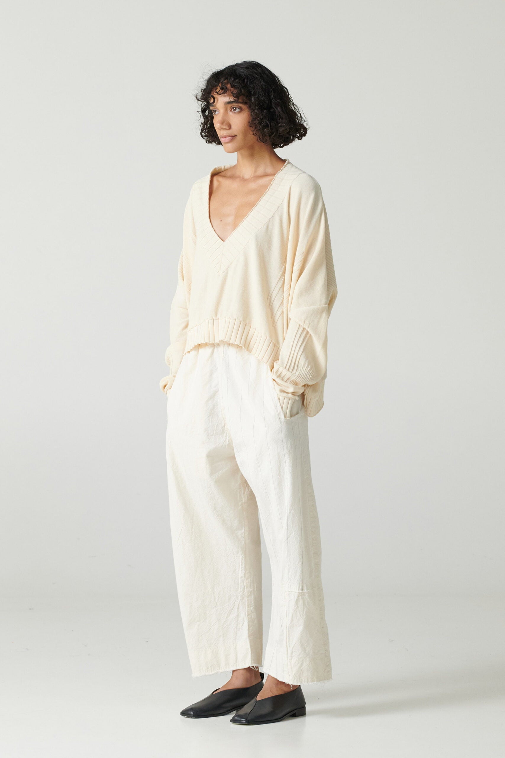 Calco Knitted Jersey Top