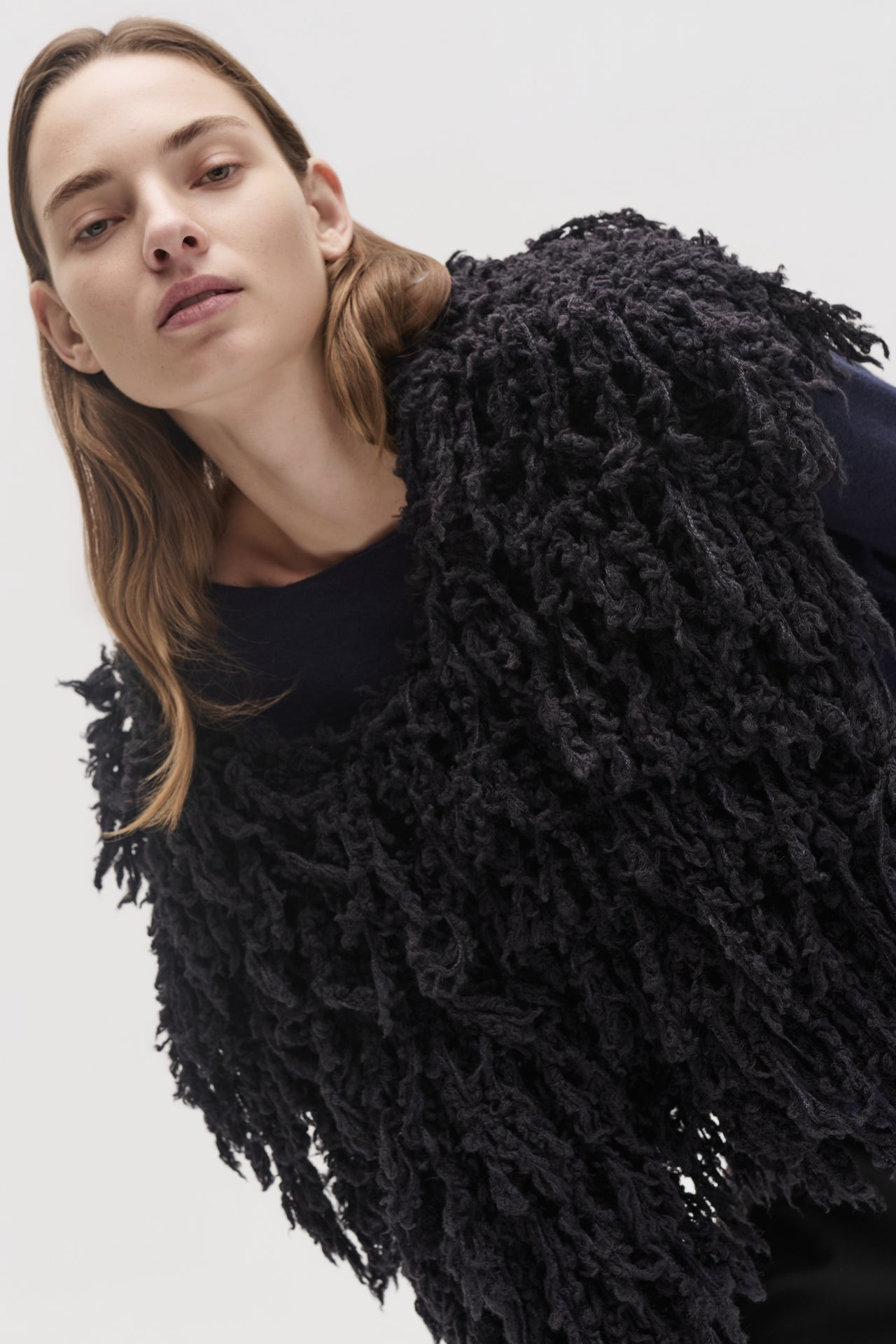 Tiza Knitted Poncho