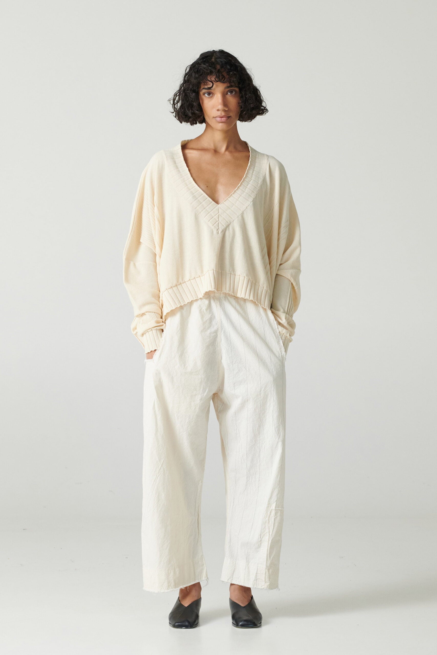 Calco Knitted Jersey Top