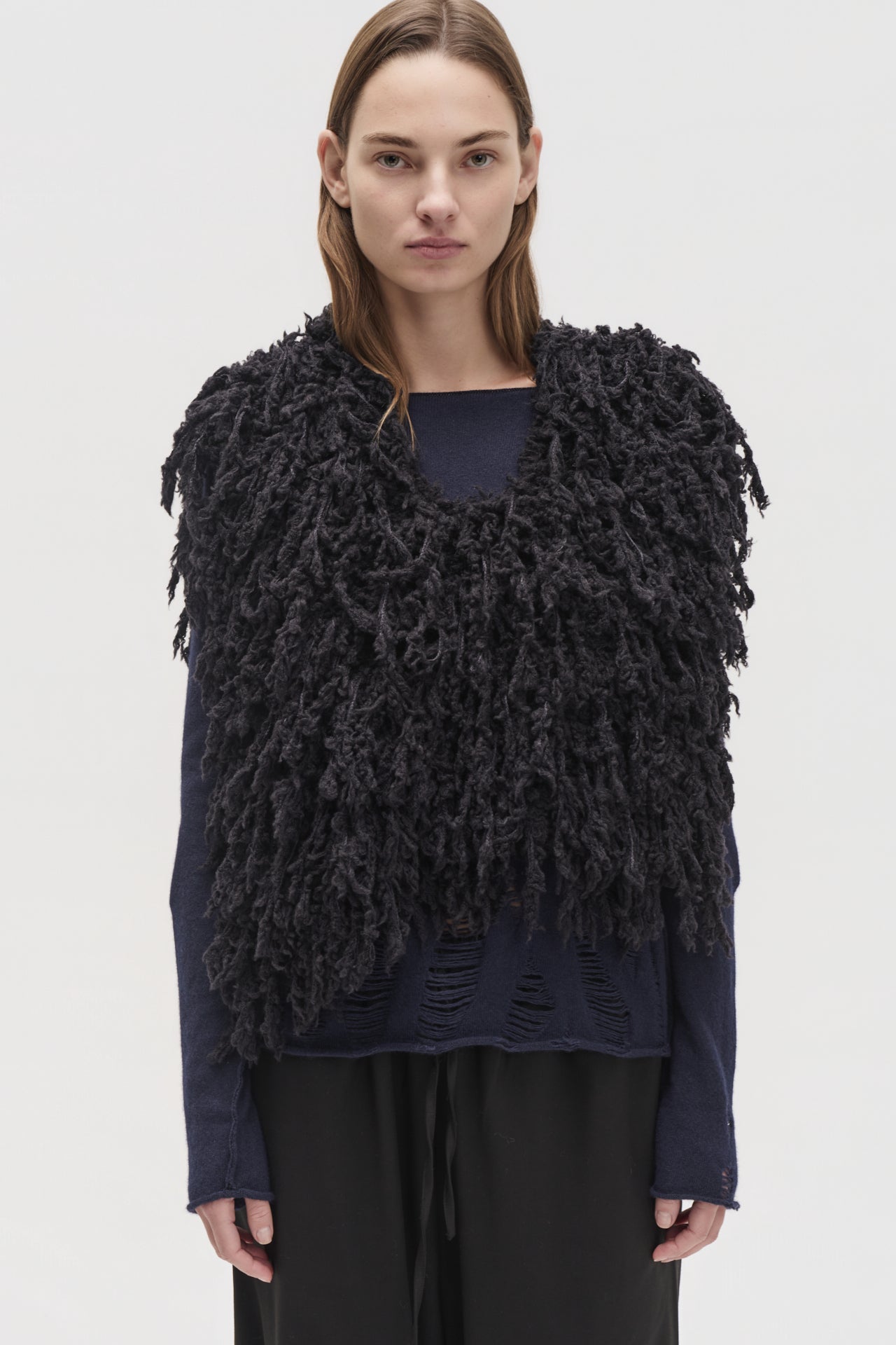 Tiza Knitted Poncho